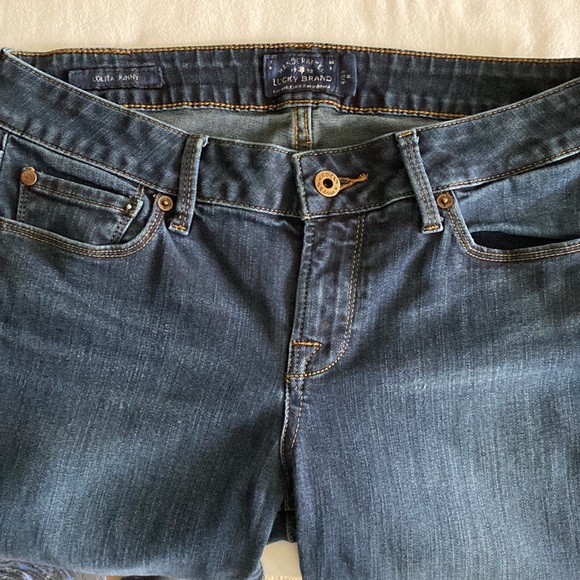 Lucky Brand Lolita Skinny Dark Wash Low Rise Size 6 / 28 regular - Picture 4 of 16